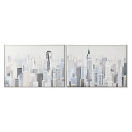 CUADRO LIENZO PS 122X4,5X82 CIUDAD 2 SURT.