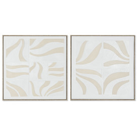 CUADRO LIENZO PS 83X4,5X83 ABSTRACTO 3D 2 SURT.