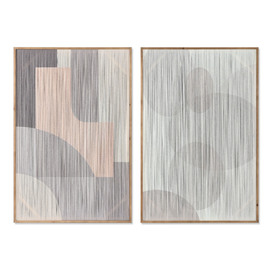 CUADRO ALGODON ABETO 80X3X120 MODERNO 3D 2 SURT.