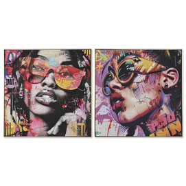 CUADRO LIENZO PS 80X3,5X80 URBAN 2 SURT.