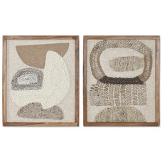 CUADRO ALGODON ACACIA 50X3X60 ABSTRACTO 2 SURT.