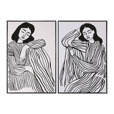 CUADRO LIENZO FOAM 83X4X123 MUJER 3D 2 SURT.