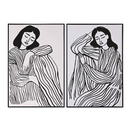 CUADRO LIENZO FOAM 83X4X123 MUJER 3D 2 SURT.