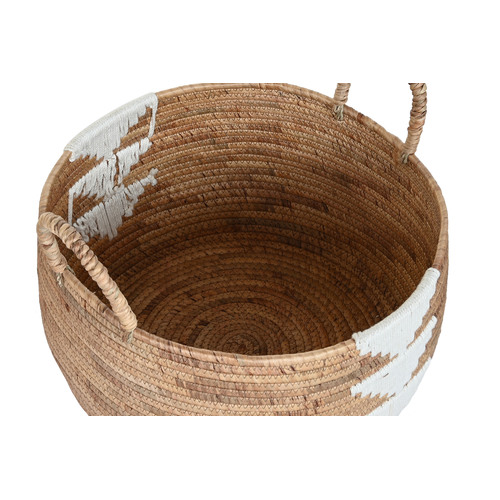 CESTA SET 3 SEAGRASS CUERDA 55X55X40 NATURAL