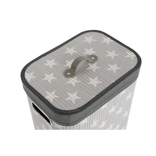 CESTA ROPA SET 3 BAMBU 40X30X60 ESTRELLAS