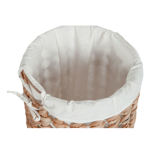 CESTA ROPA SET 3 FIBRA LINO 46X46X69 NATURAL