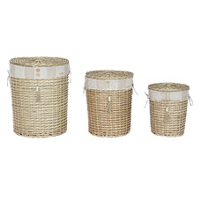 CESTA ROPA SET 3 POLIESTER ALGODON 46X46X57 CESTA ROPA SET 3 POLIESTER ALGODON 46X46X57