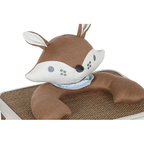 CESTA ROPA SET 4 FIBRA TRENZADA ALGODON 44X44X45