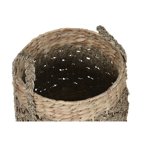 CESTA SET 2 FIBRA SEAGRASS 35X35X45 NATURAL