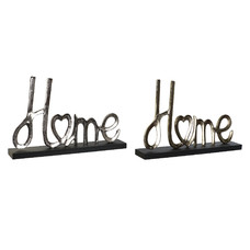 DECORACION ALUMINIO MDF 46X8X29 HOME 2 SURT.