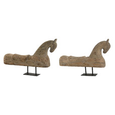 ESCULTURA MADERA TALLADA 70X15X45 PIEZA UNICA