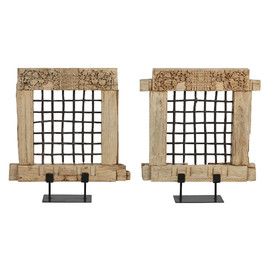 DECORACION TECA 65X18X75 VERTICAL PIEZA UNICA