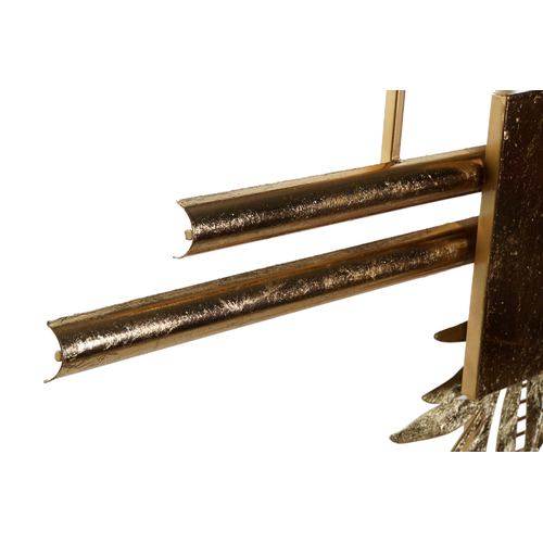 DECORACION PARED METAL 105,4X6,4X67,3 ABSTRACTO