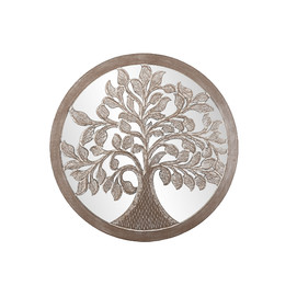 DECORACION PARED MANGO CRISTAL 90X2,5X90 ARBOL