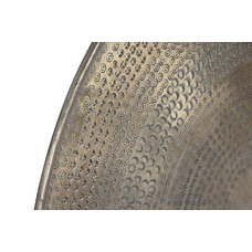 DECORACION PARED ALUMINIO 90X2X90 ENVEJECIDO