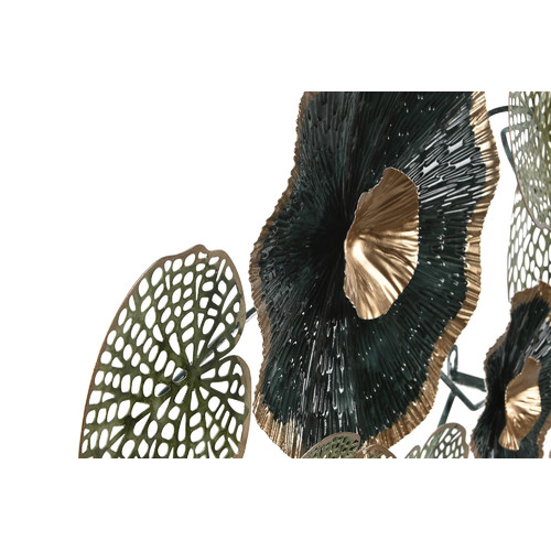 DECORACION PARED METAL 105,4X7,6X62 VERDE