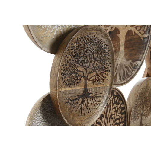 DECORACION PARED MANGO 74X6X74 ARBOL DE LA VIDA