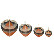 DECORACION PARED SET 4 BAMBU 66X0,3X72 ABANICO