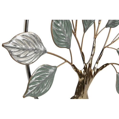 DECORACION PARED METAL 73X4,4X73 ARBOL VERDE