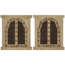 DECORACION PARED TECA 45X5X51 VENTANA SURTIDA