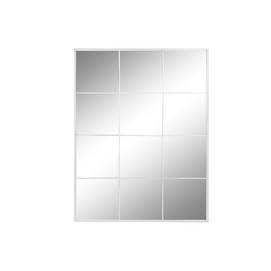 ESPEJO HIERRO CRISTAL 90X2X120 VENTANA BLANCO