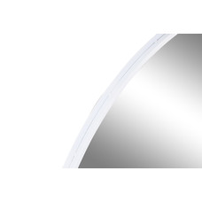 ESPEJO HIERRO CRISTAL 85,5X3X85,5 BLANCO