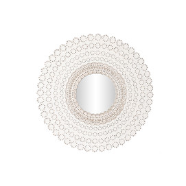 ESPEJO MDF CRISTAL 120X2,5X120 DECAPE BLANCO