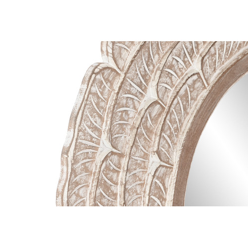 ESPEJO MANGO CRISTAL 90X1,5X90 DECAPE BLANCO