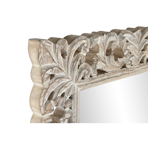 ESPEJO MANGO CRISTAL 60X3,5X180 DECAPE BLANCO