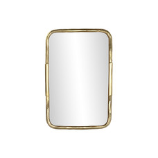 ESPEJO ALUMINIO CRISTAL 63,5X3X92,5 DORADO