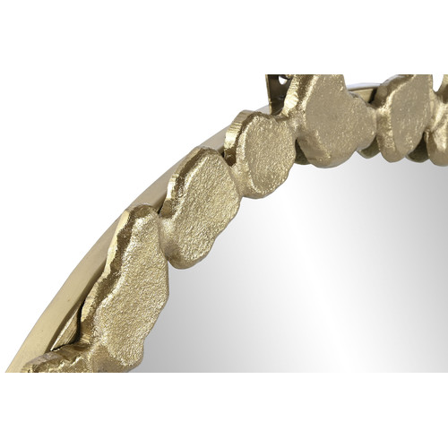 ESPEJO ALUMINIO CRISTAL 84X4X84 DORADO