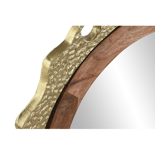 ESPEJO ALUMINIO MANGO 78,5X2,5X78,5 DORADO