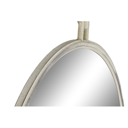 ESPEJO METAL ESPEJO 59X3X78 ENVEJECIDO BLANCO