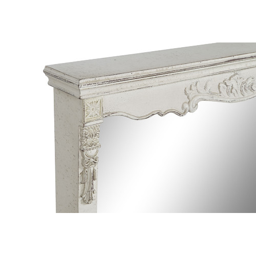 ESPEJO ABETO MDF 125X12X76 ENVEJECIDO BLANCO