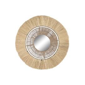 ESPEJO YUTE 79X4X79 NATURAL