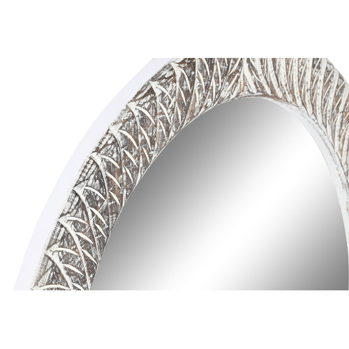 ESPEJO MANGO ESPEJO 75X4X90 TALLADO DECAPE BLANCO