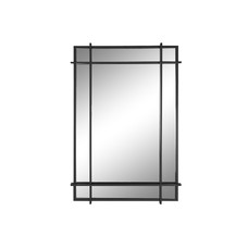 ESPEJO HIERRO CRISTAL 65X6X95 NEGRO