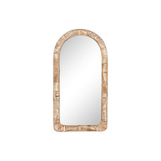 ESPEJO RATAN CRISTAL 61,5X7X117 NATURAL