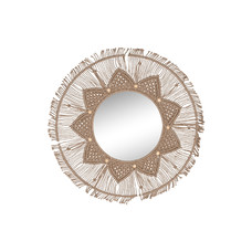 ESPEJO YUTE CRISTAL 76X1X76 NATURAL