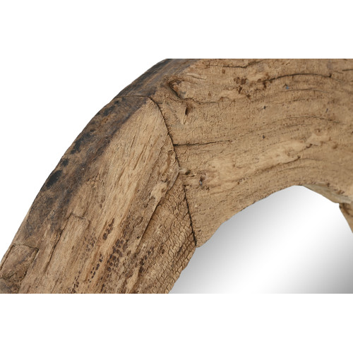 ESPEJO MADERA 115X115X8 RUEDA ANTIGUA SURTIDO