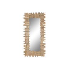 ESPEJO MANGO CRISTAL 91X3X183 TRONCOS 3D NATURAL