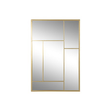 ESPEJO HIERRO CRISTAL 60X2X90 DORADO ESPEJO HIERRO CRISTAL 60X2X90 DORADO