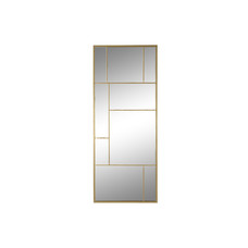 ESPEJO HIERRO CRISTAL 60X2X150 DORADO