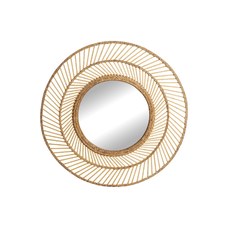 ESPEJO BAMBU CRISTAL 81X2X81 NATURAL ESPEJO BAMBU CRISTAL 81X2X81 NATURAL