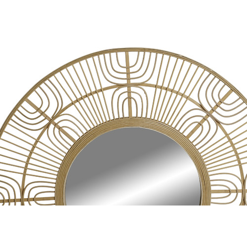 ESPEJO BAMBU CRISTAL 80X2X80 NATURAL