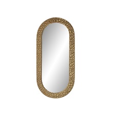 ESPEJO METAL CRISTAL 60X6,5X126,5 DORADO