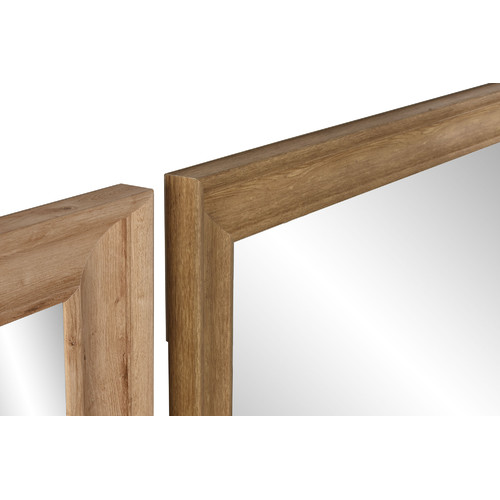 ESPEJO PS CRISTAL 93,5X4X133 SIMIL MADERA NATURAL