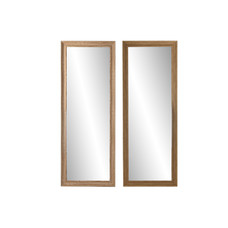 ESPEJO PS CRISTAL 74X4X194 SIMIL MADERA NATURAL