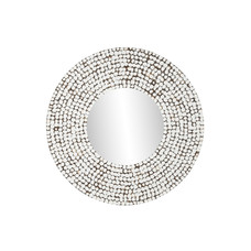 ESPEJO CORTEZA COCO 120X4X120 DECAPE BLANCO