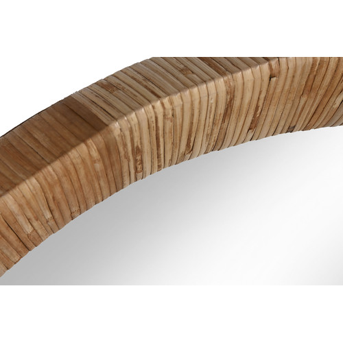 ESPEJO RATAN 70X6X70